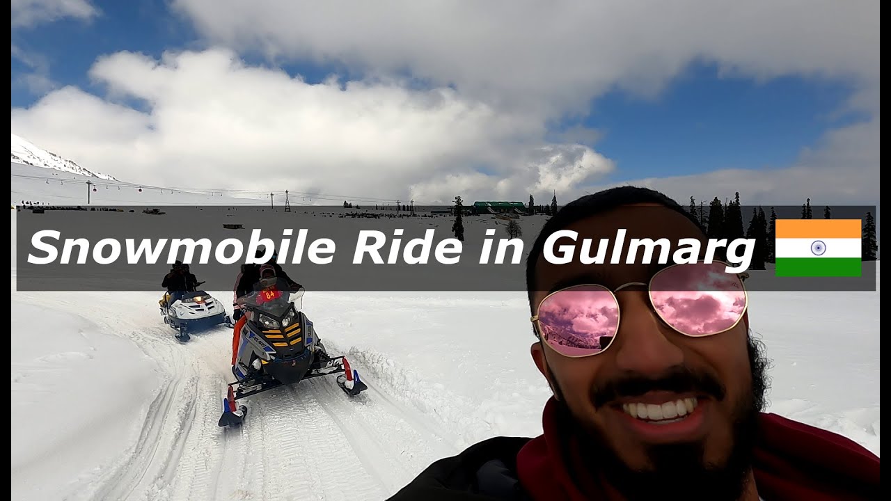 $12 Snowmobile Ride in Gulmarg, India 🇮🇳