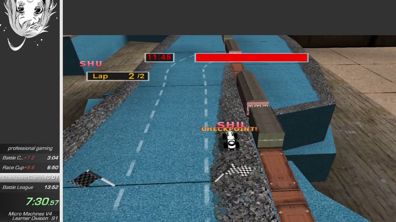 [WR] Micro Machines V4, Learner Division, 13:37