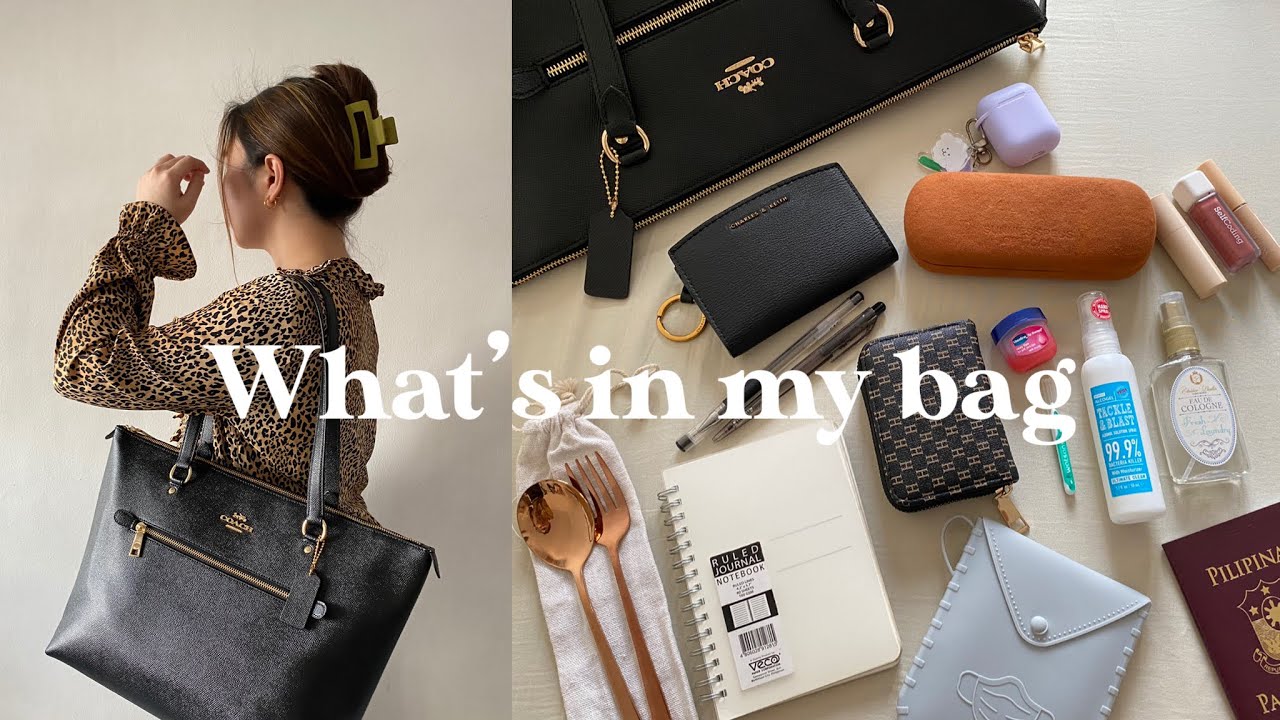 What's in my Bag 2021 👜  | 26 y/o Corporate Employee 👩🏻‍💻  | Sittie Saheda