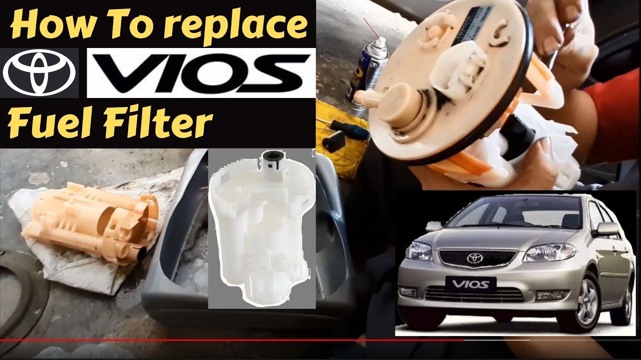 DIY | Replace Toyota Vios NCP42 1NZ-FE Fuel Filter | 更換豐田威馳汽油滤芯