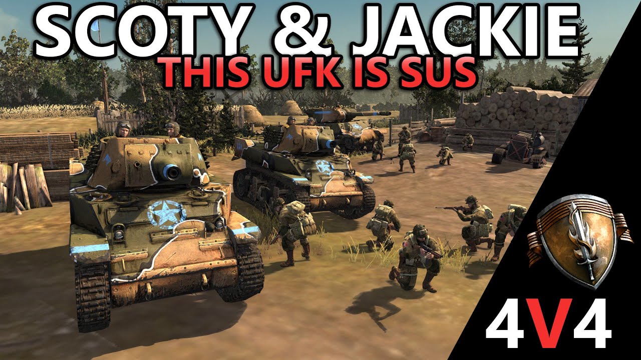 COH2 : [4v4] My favorite commander in USF