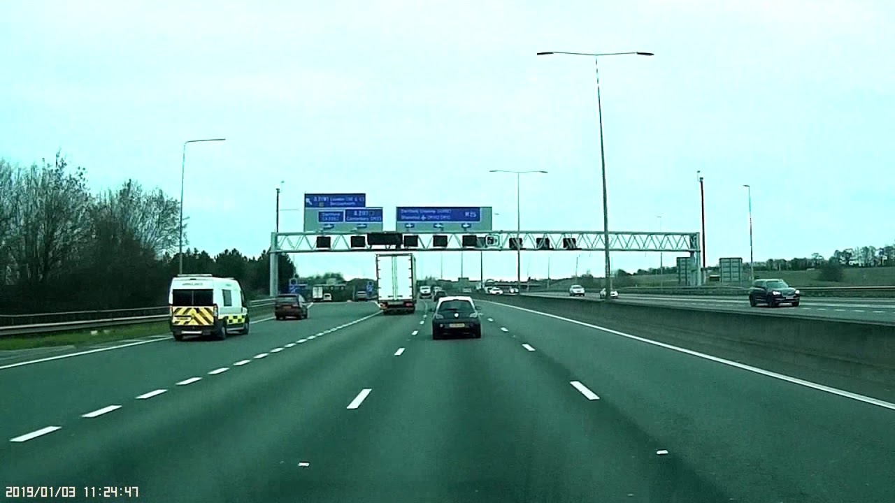 Our quick Dartford Tunnel Crossing Thursday 3rd January 2019