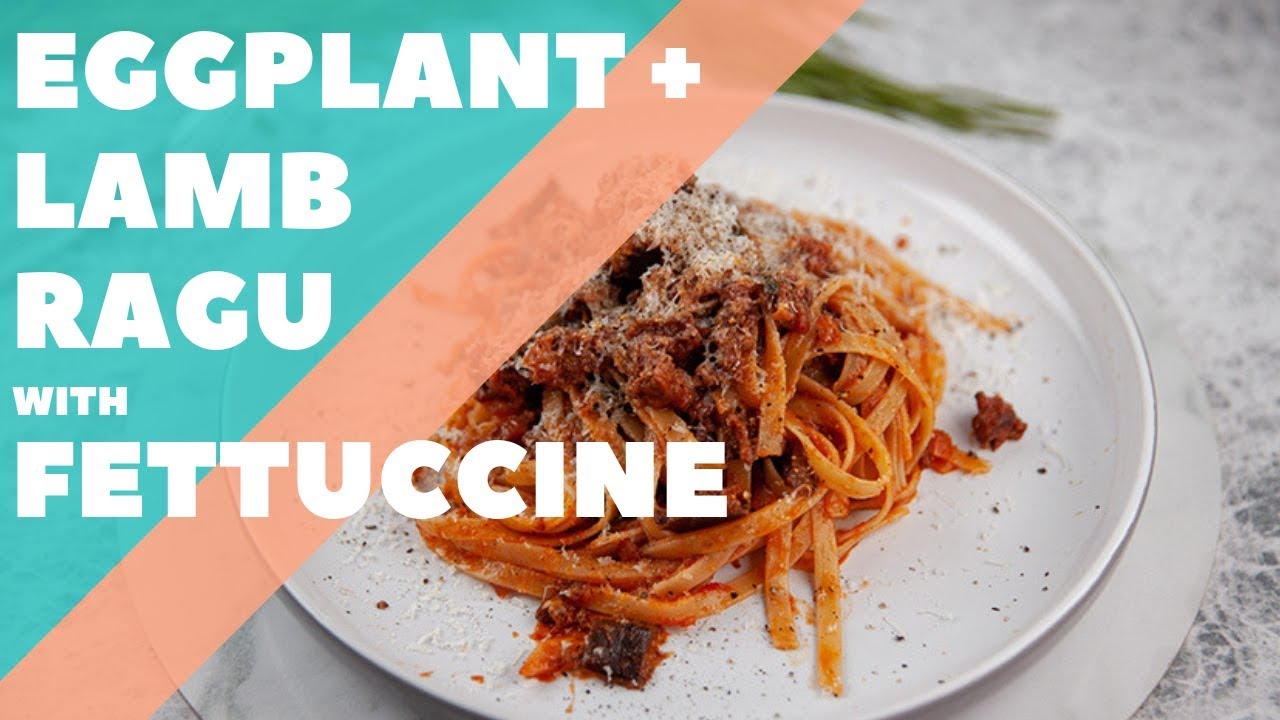 Eggplant and Lamb Ragu with Fettuccine | Good Chef Bad Chef S11 E17