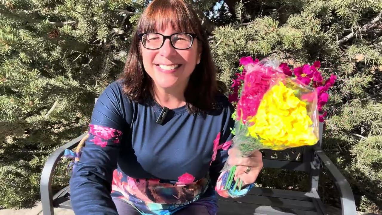 Artificial flowers for outdoors or indoors! So pretty!