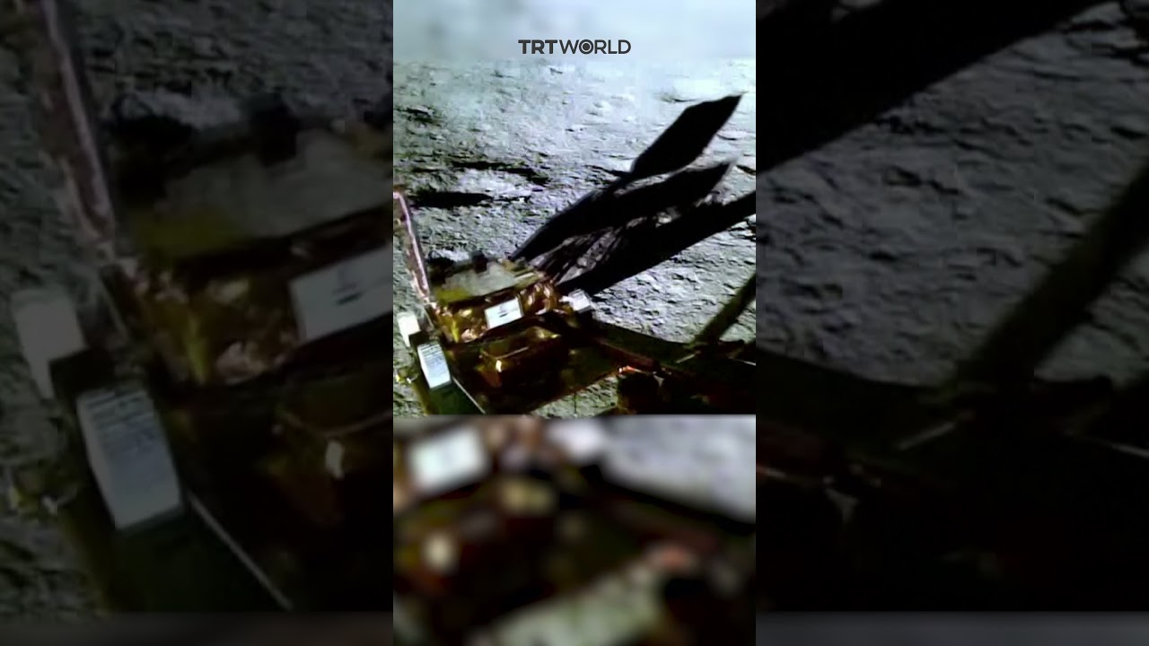 India&rsquo;s Chandrayaan-3 rover takes first steps on the moon