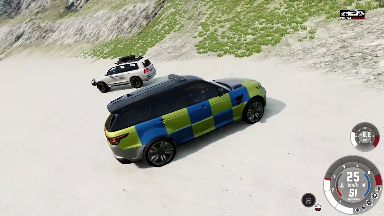 Land Cruiser vs Hill – Turn-by-Turn Offroad Test | BeamNG