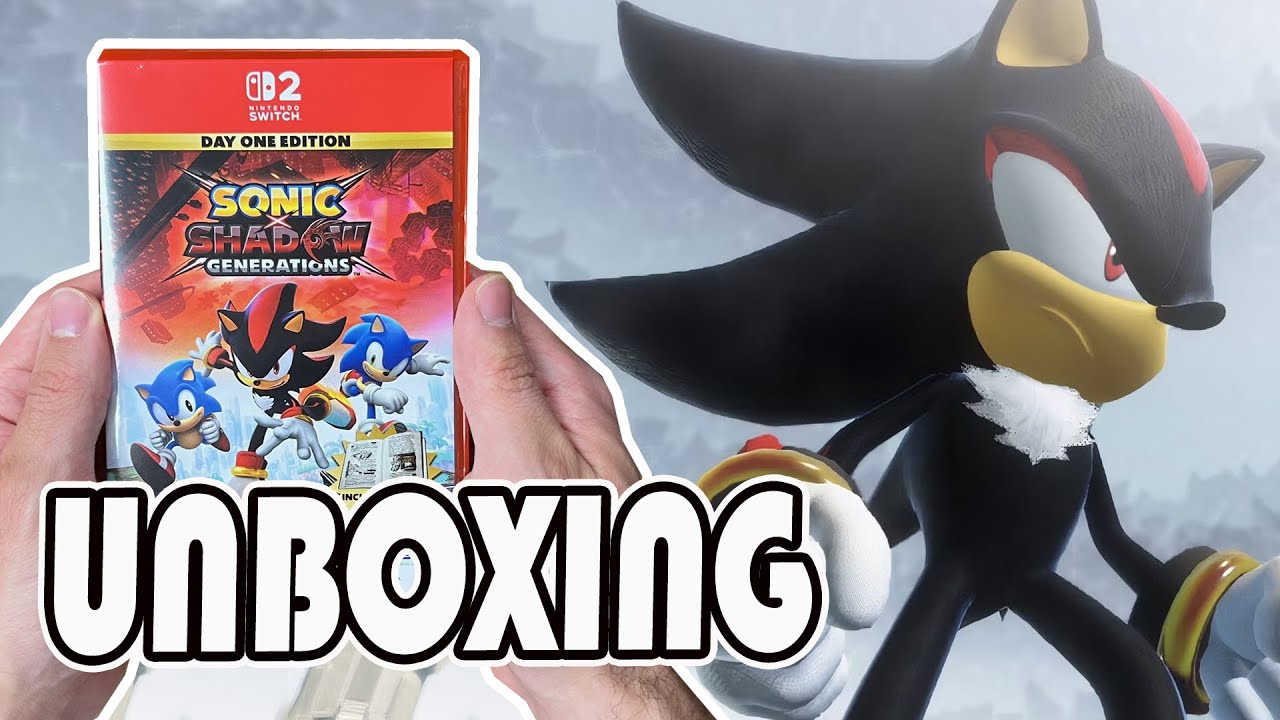 Распаковка Sonic X Shadow Generations (Nintendo Switch 2)