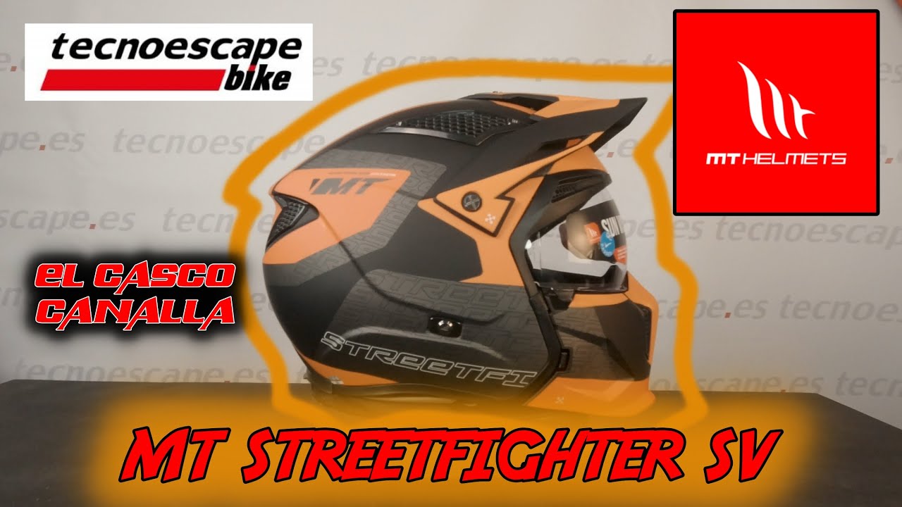 MT STREETFIGHTER.EL CASCO CANALLA DE MT HELMETS