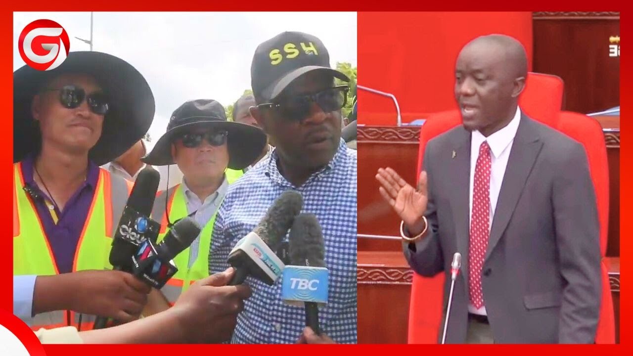 MUSUKUMA AWAVUNJA MBAVU WABUNGE -AMCHOKONOA WAZIRI ULEGA BUNGENI -