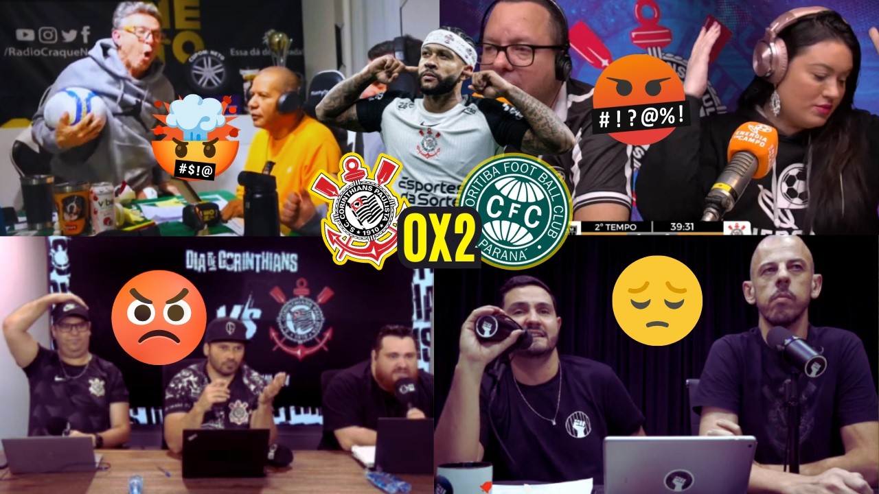 REAÇÕES DOS CORINTHIANOS REVOLTADOS COM DERROA DE 2 A 0 PRO CORITIBA EM CASA - BRASILEIRÃO 2026