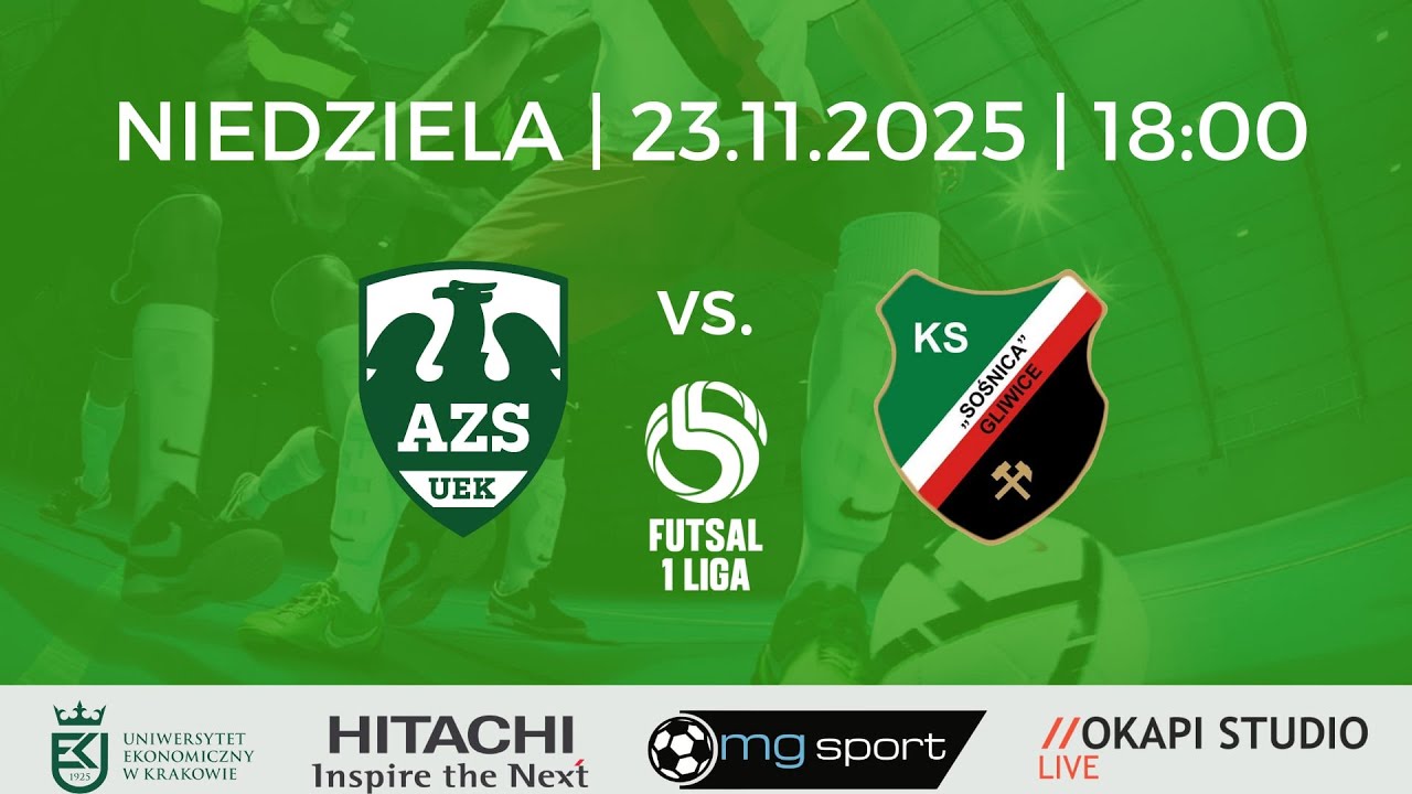 1 Liga PLF AZS UEK Kraków -  KS Sośnica Gliwice