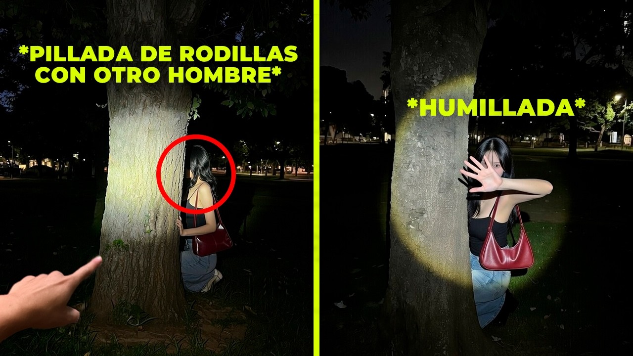 ¡HOMBRE ATRAPA a su MUJER siendo INFIEL en el PARQUE BRUTALMENTE!