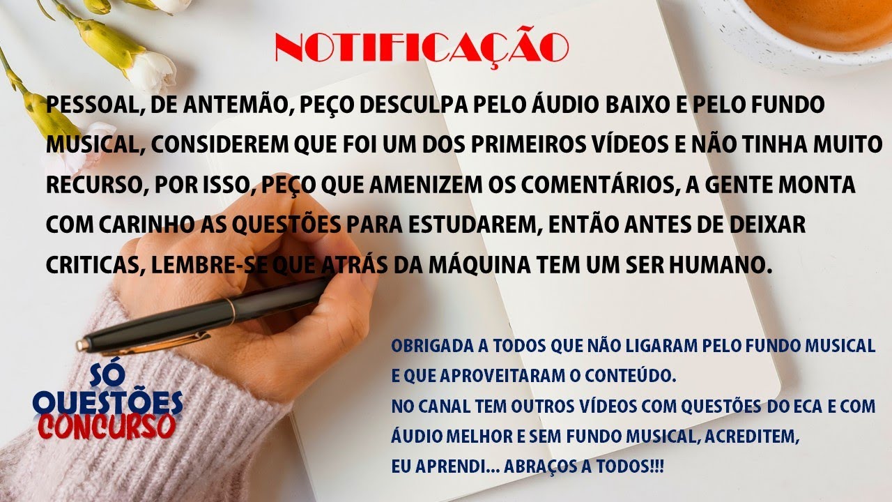 10 QUESTÕES DO ECA #2018 /2019 professor  *leia a descrição do vídeo*