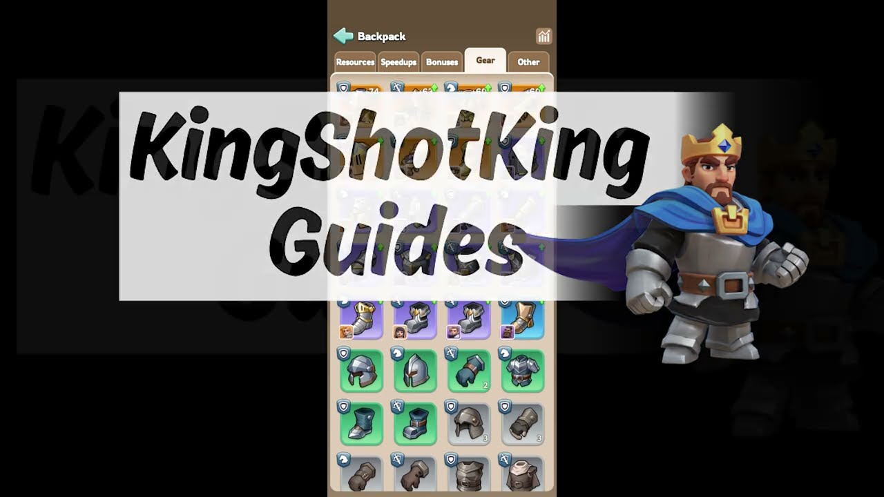 King Shot Guide: Hero Gear!! How to get Red Hero Gear and when to use Mithril Explained Simply!!