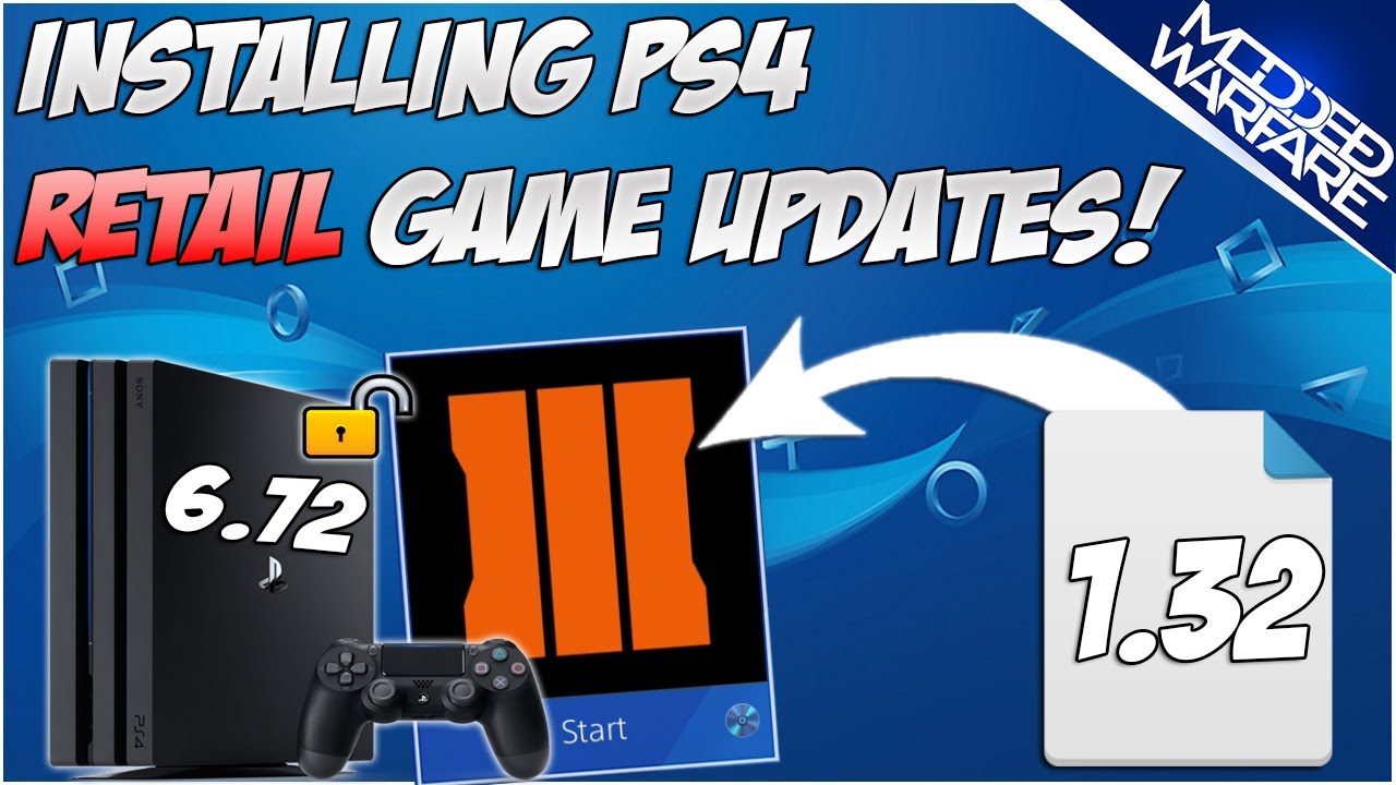 (EP 5) Установка обновлений для розничной версии на взломанную PS4 (6.72 или ниже!)