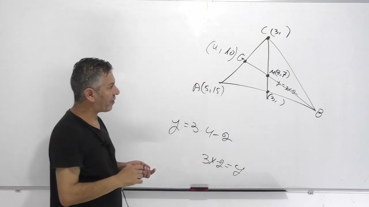 גיאומטריה אנליטית 5 יחידות-אמצע קטע וחלוקת קטע ביחס נתון.
