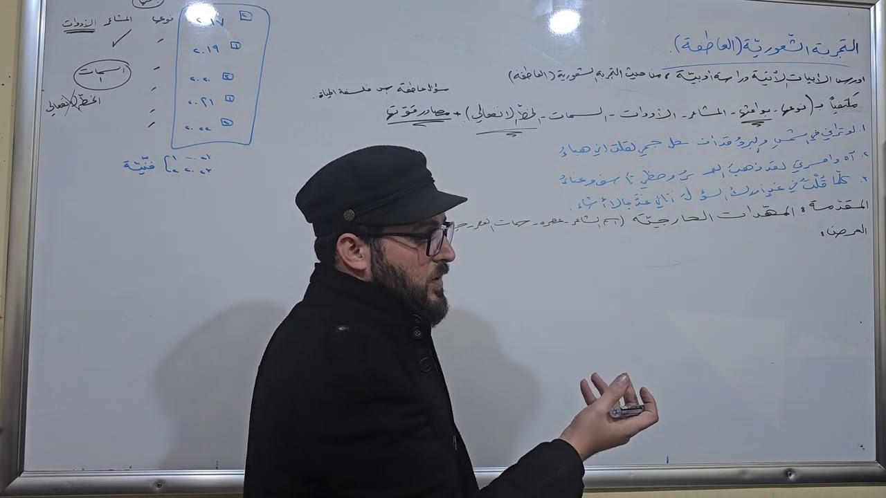 بكالوريا 2024 ، اللهمّ ارحم زوجتي وأسكنها الفردوس الأعلى . الجلسة : ٣٣ . التجربة الشعوريّة / العاطفة