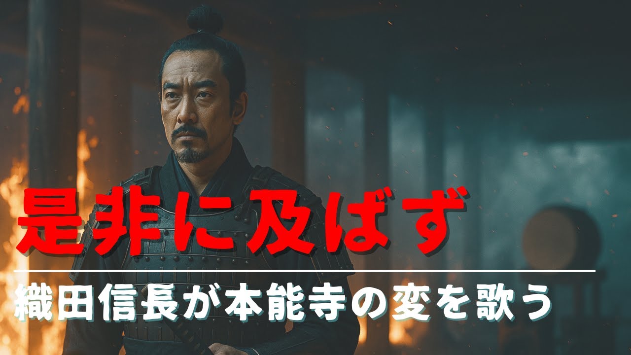 織田信長が本能寺の変で明智光秀へ送る歌｜是非に及ばず