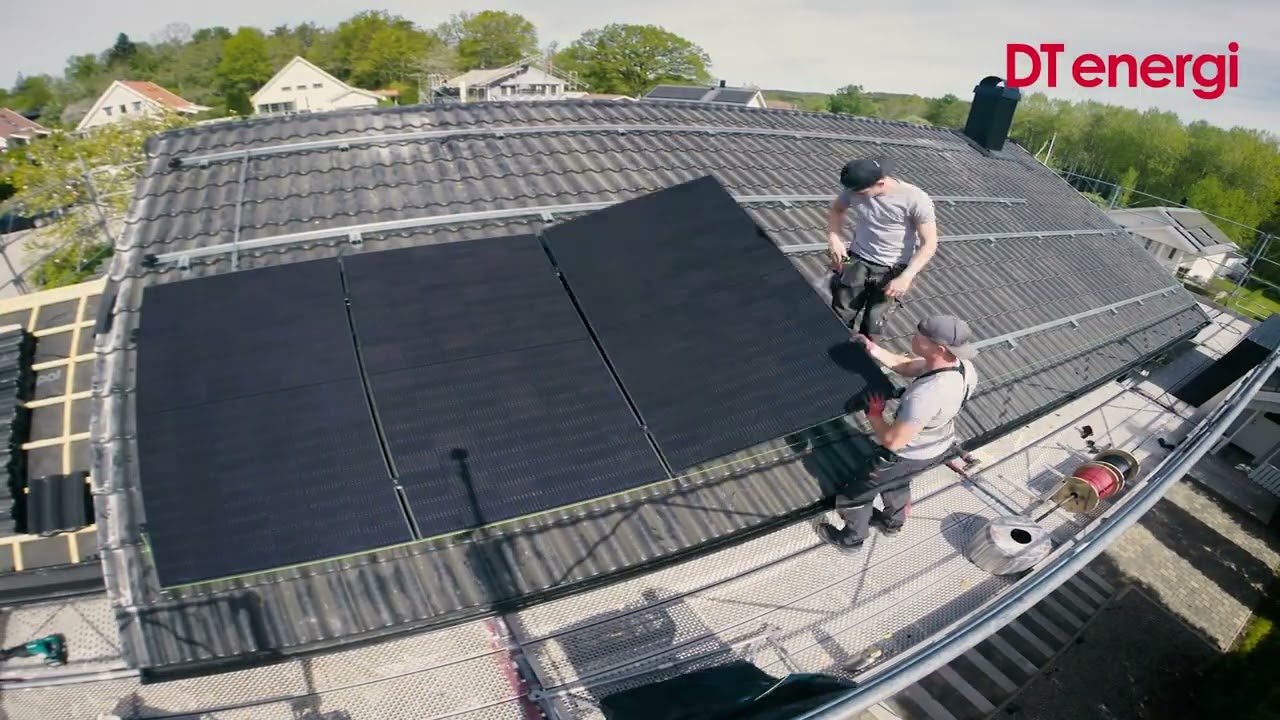 Hur installerar man solceller p&aring; ett tak