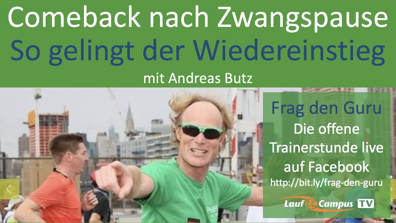 Wiedereinstieg nach Verletzung oder Krankheit - Laufcampus TV