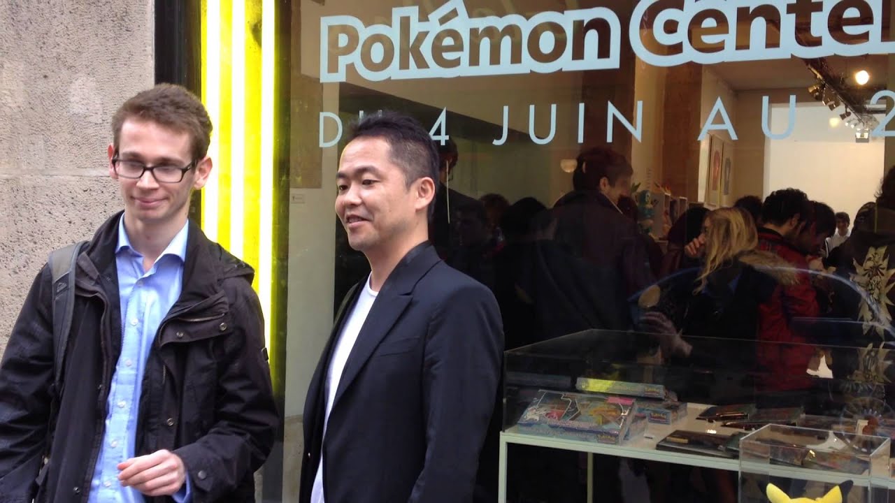 Junichi Masuda at Pok&eacute;mon center paris