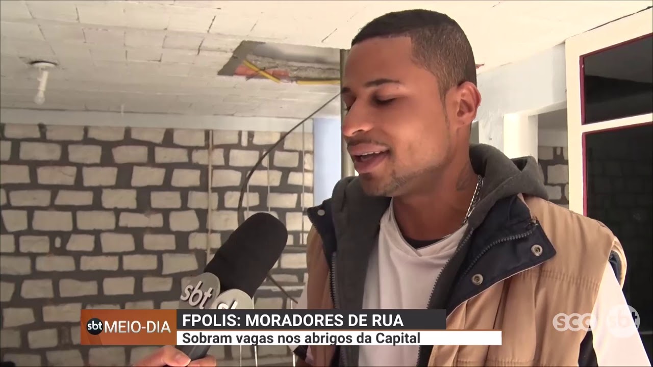 Moradores de rua de Florianópolis: sobram vagas nos abrigos da capital