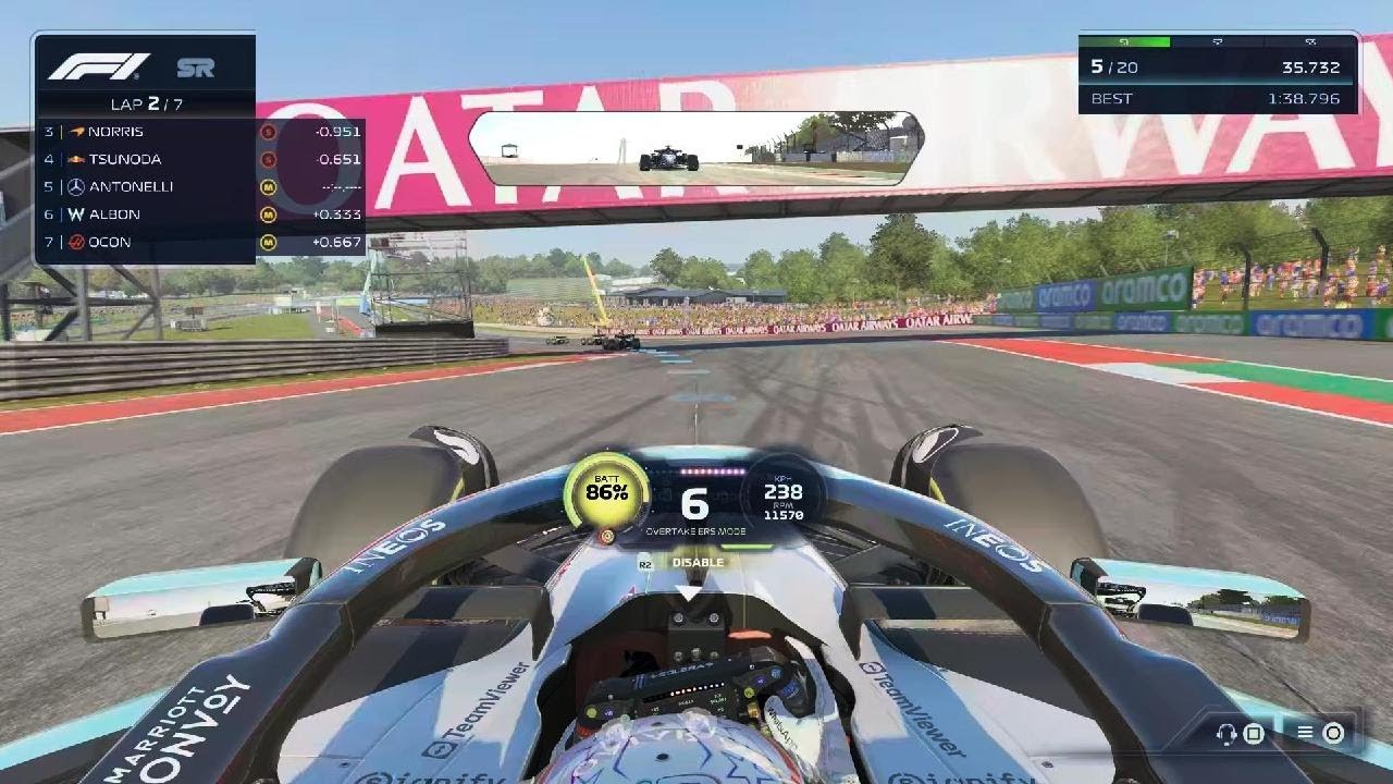F1 25_텍사스_메르세데스_스프린트레이스