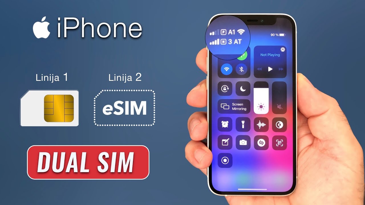 iPhone eSIM | Dve linije | Dual SIM | Aktivacija - Podesavanje - Upotreba
