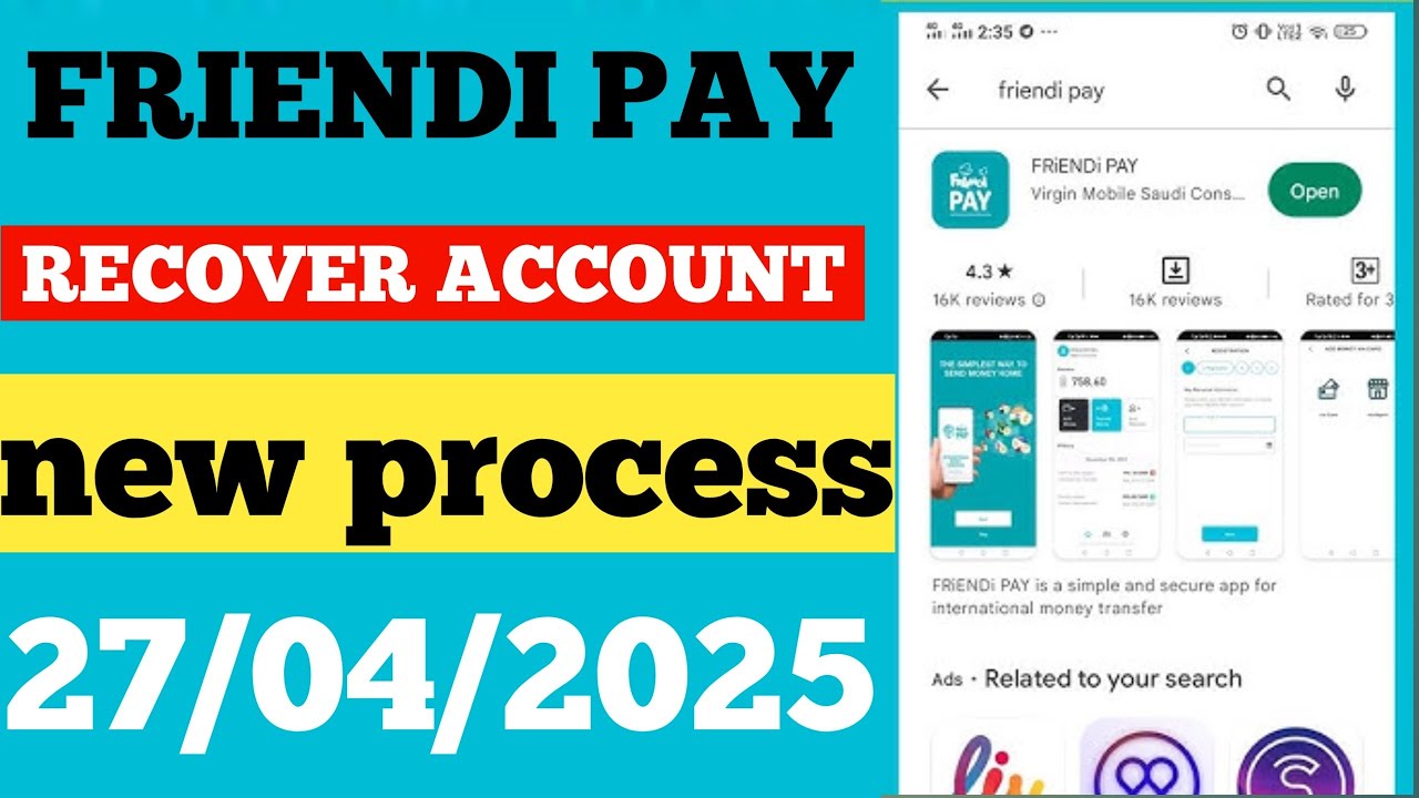how to recover friendi pay account/how to friendi pay forgot password/friendi pay forgot password