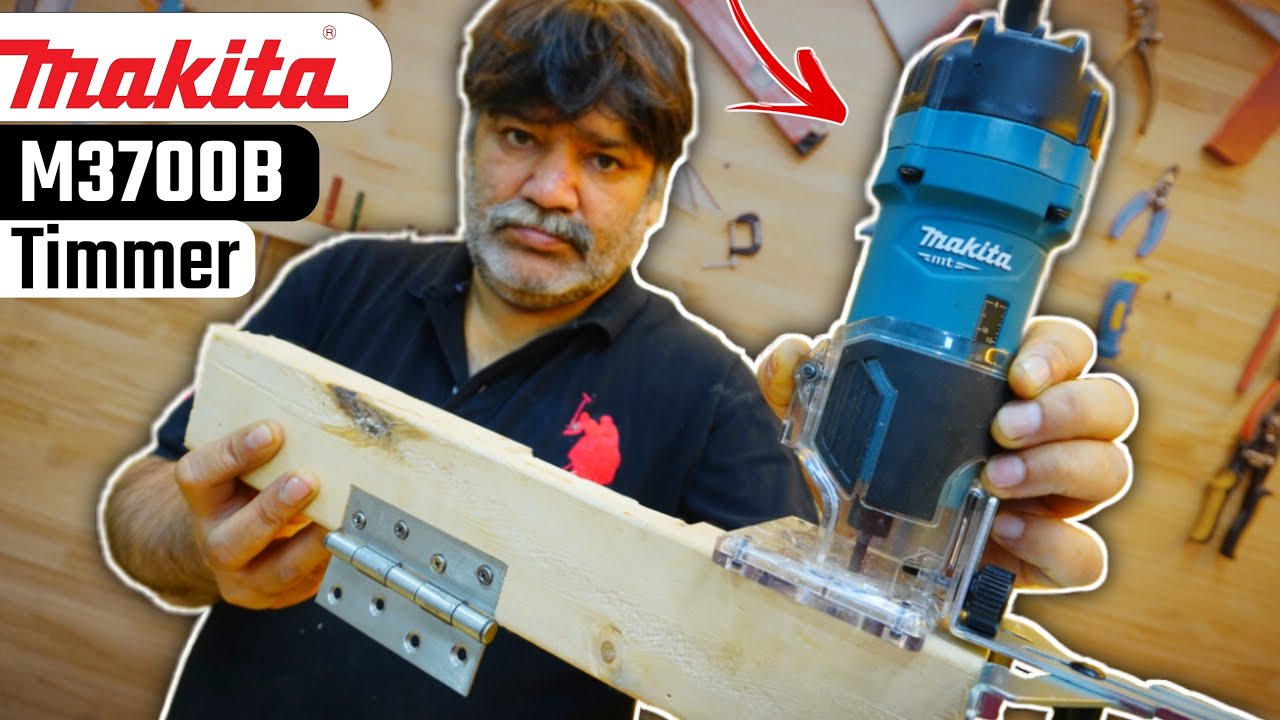 Makita Trimmer M3700B | Using a Trim Router / Palm Router - Compact Router Overview & Unboxing