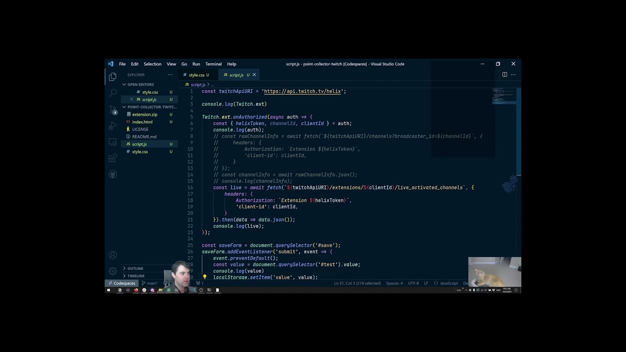 Can we create a Twitch Extension in Yew? (it doesn't work out)
