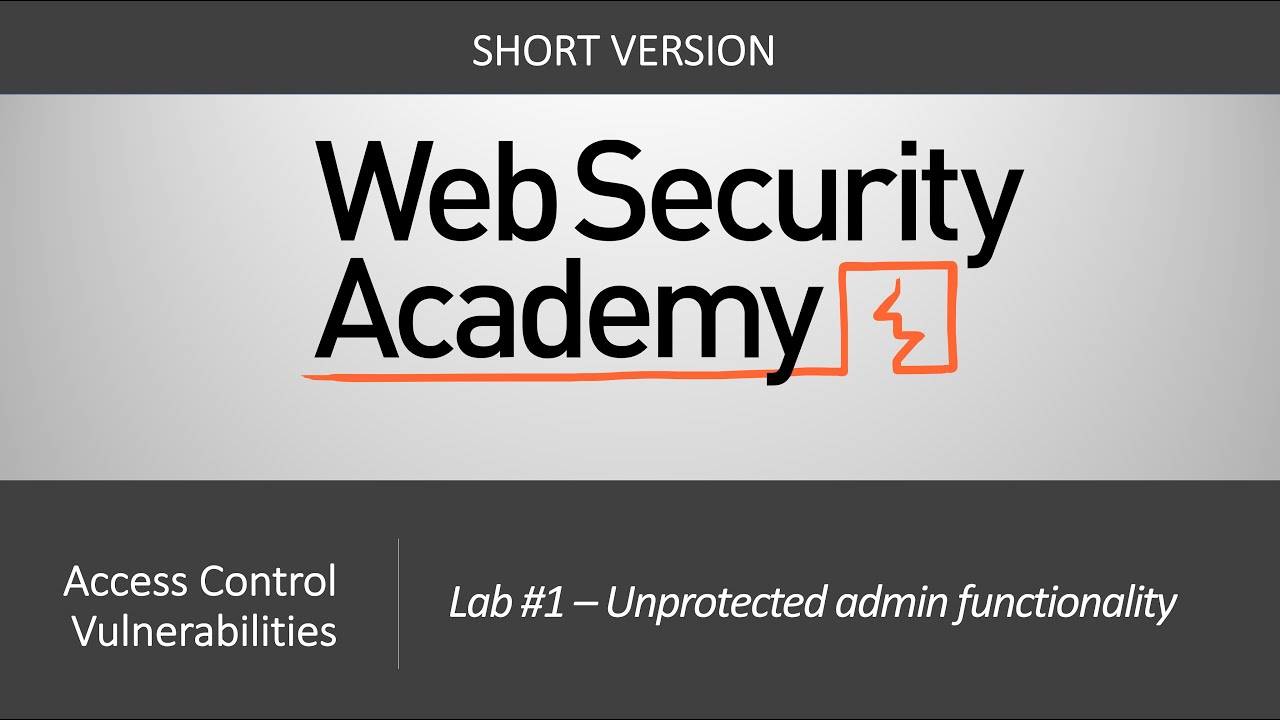 Незащищённый контроль доступа — Лабораторная работа №1. Незащищённые функции администрирования | ...