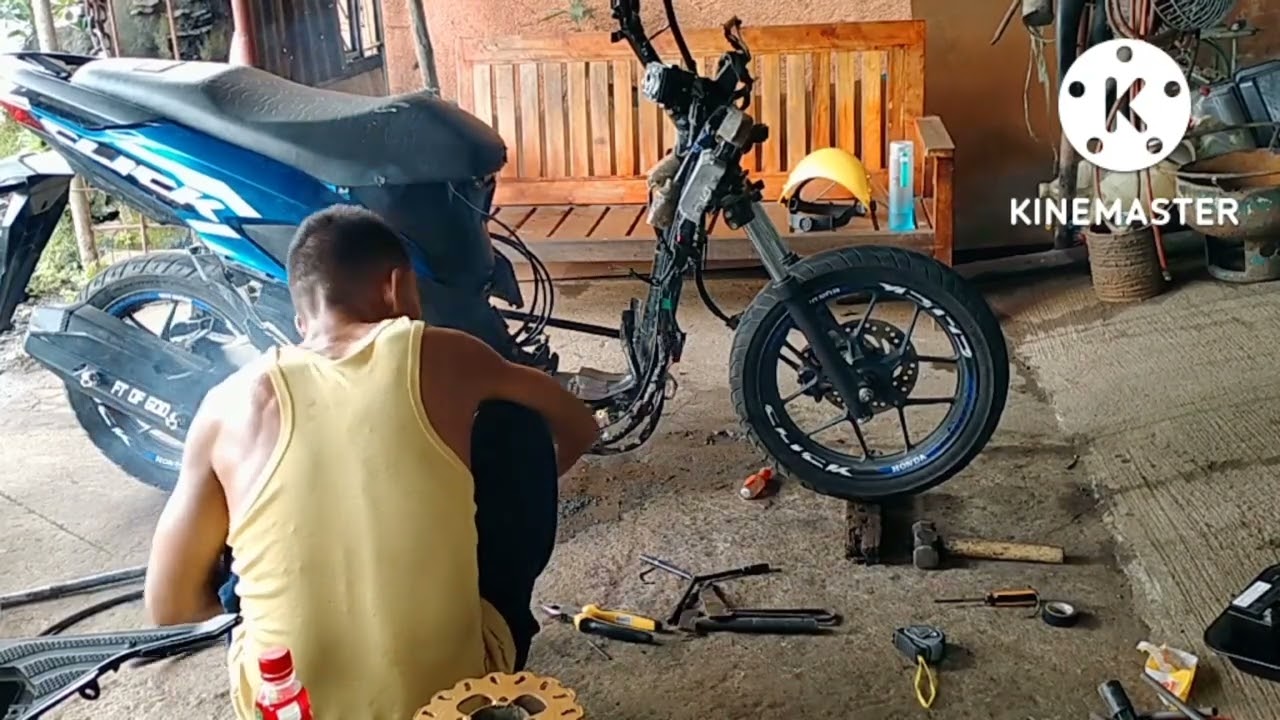 Honda Click 125   ( Chassis Alignment )