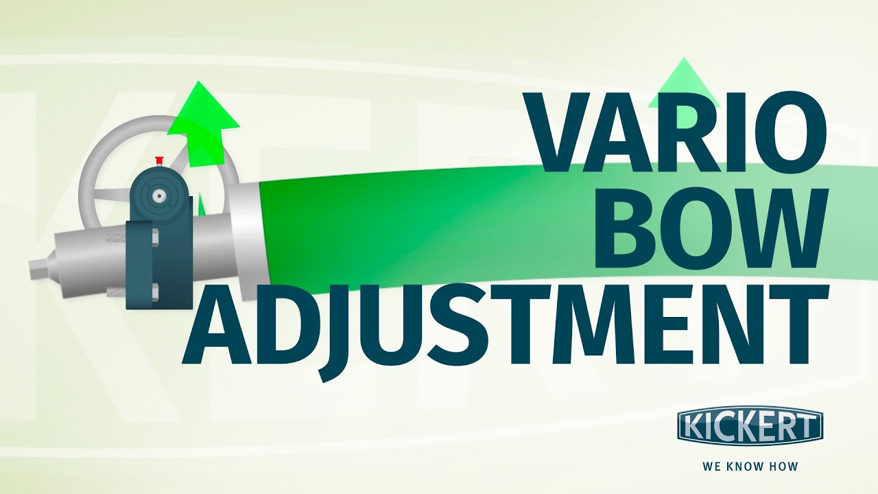 Video tutorial: Kickert Vario Bow - spreader roller adjustment