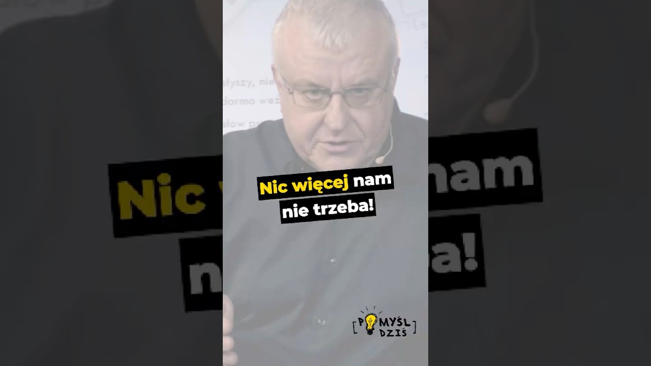 🟢 Nic więcej nam nie trzeba! #PomyślDziś odc. 2538