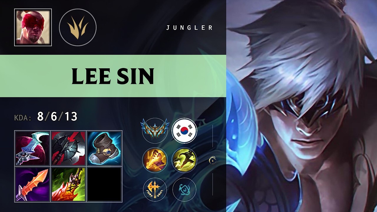 Lee Sin Jungle vs Jarvan IV - KR Challenger Patch 26.17