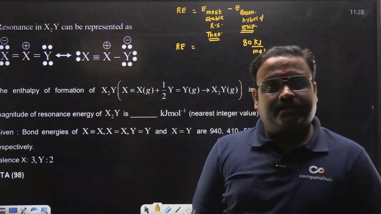 the enthalpy of formation of  08 APR 2025 SHIFT-2 JEE MAIN PYQ