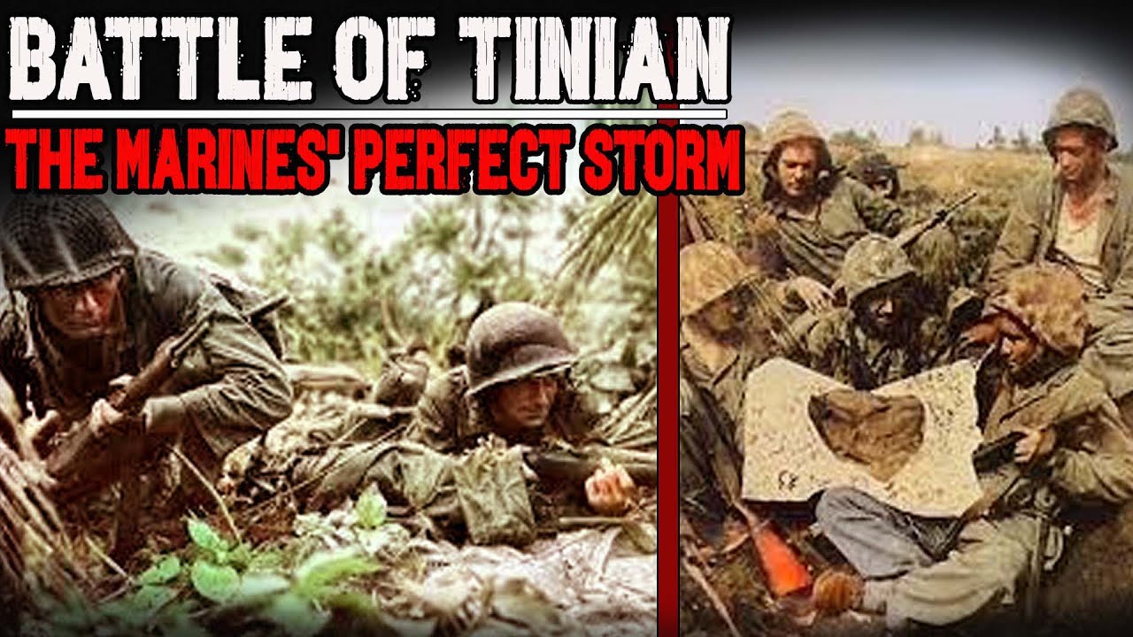The Full Battle of Tinian 1944: Rare Footage of the Marines’ Perfect Landing | WW2 Documentary