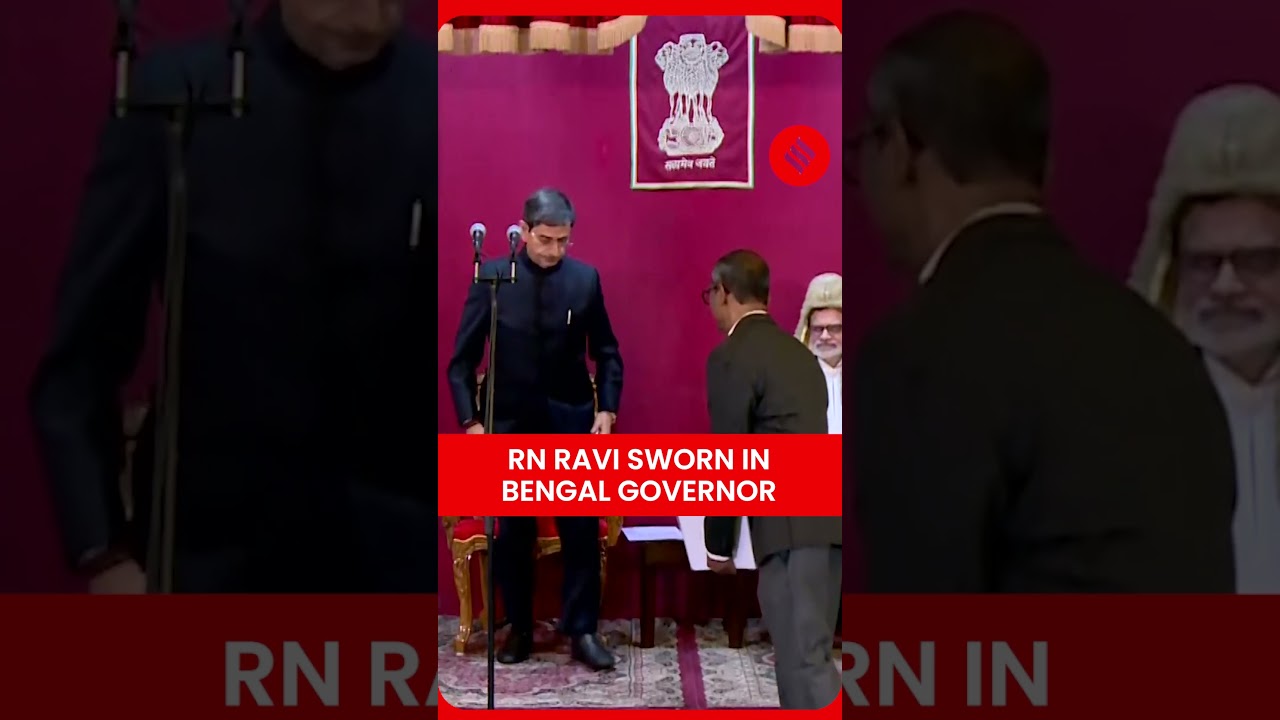 R. N. Ravi Takes Oath as Governor of West Bengal in Ceremony at Kolkata