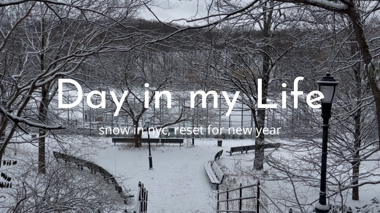 Day in the Life | snow day in NYC, resetting for the new year, small shop work