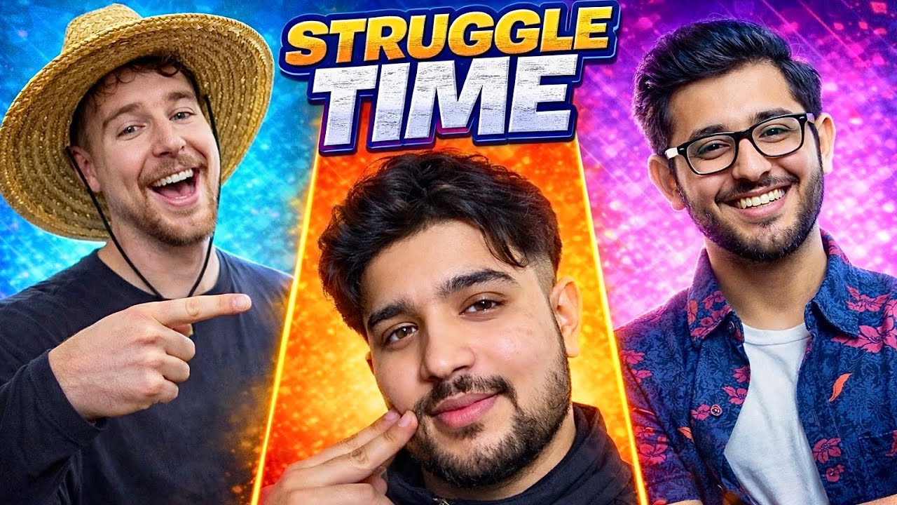 Mrbeast bhi yahi sa nikla tha 😔 | Struggle Time 🕑 | #vlog8 #reallife #viral #mrbeast #carryminati 