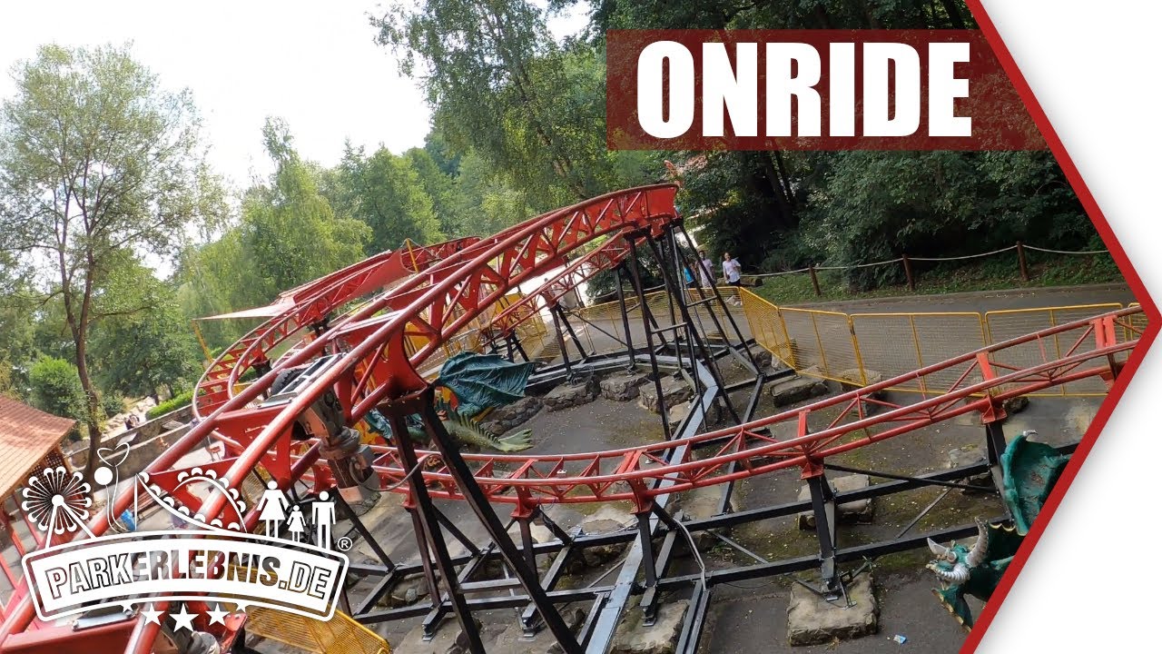 Drachenwirbel - Freizeitpark Plohn OnRide POV - Mitfahr-Video