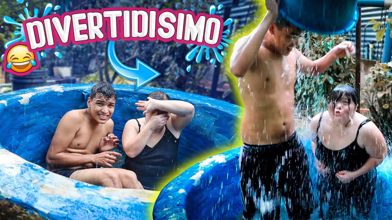 CHOL JUEGA BAJO LA LLUVIA CON ALFREDO🌧️ ( DIVERTIDISIMO )