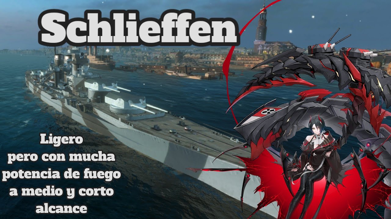 Wows Blitz En Español - Acorazado Schlieffen - Reseña, Gameplay
