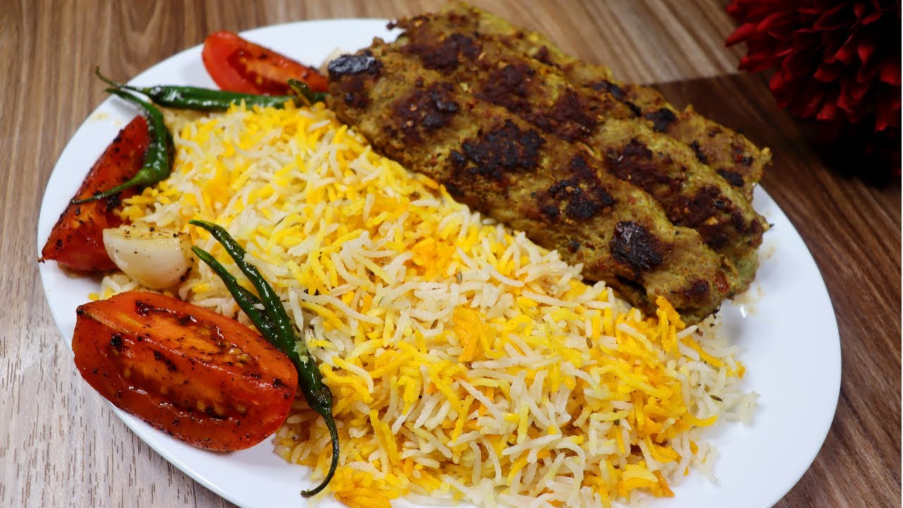 Chullu Kabab With Pulao Rice Recipe By Tasty Food With Maria | Eid Special Recipe | Eid Dawat Recipe