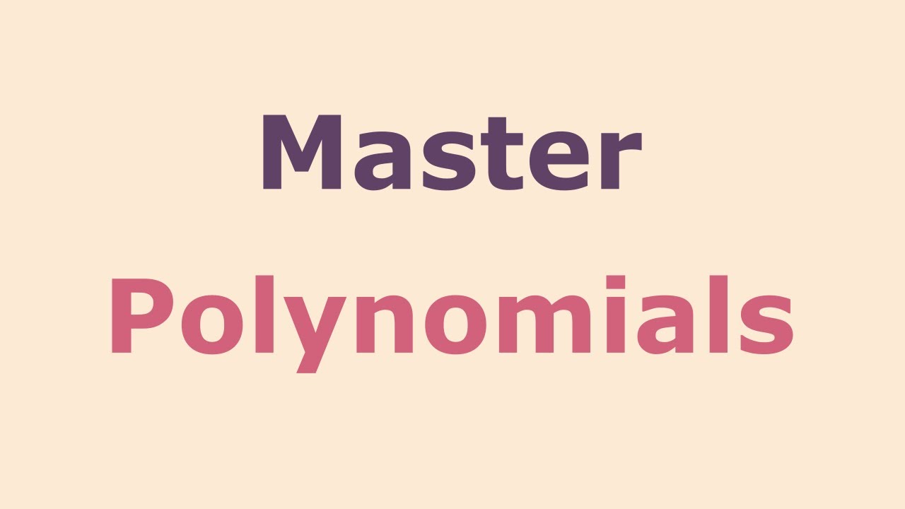 Operations with Polynomials Full Course | Exponents | Adding | Multiplying | Dividing