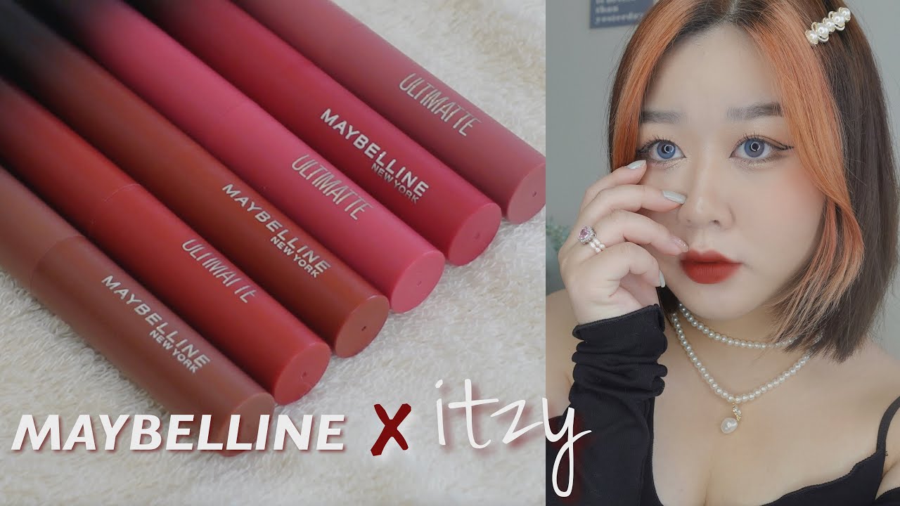 [GIVEAWAY + REVIEW & SWATCH] MAYBELLINE X ITZY | COLOR SENSATIONAL ULTIMATTE SLIM LIPSTICK