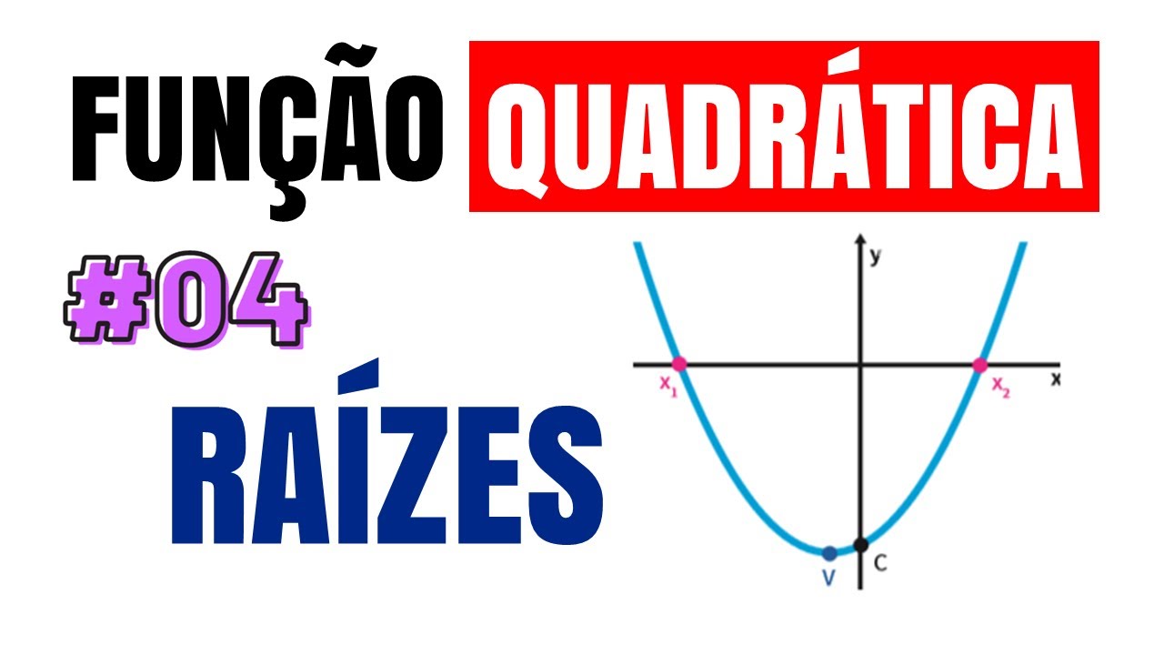 RAÍZES OU ZERO DA FUNÇÃO DO 2º GRAU # 04