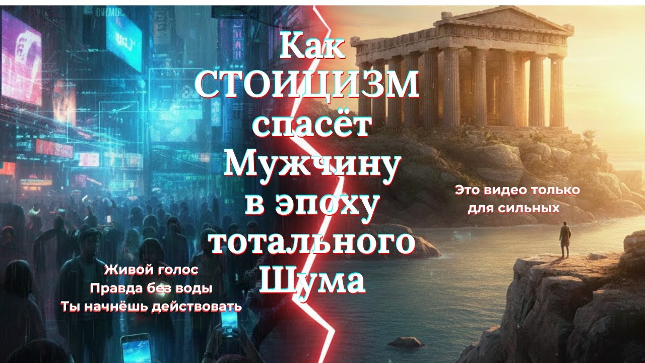 Живой Голос от Стоика | Цифровая КРЕПОСТЬ современного Мужчины.Легко ИЗБАВЬСЯ от ШУМА.Поможет в 2026