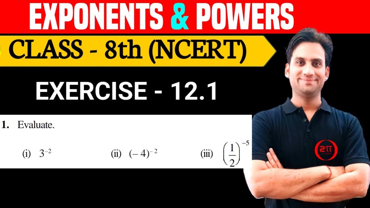 Evaluate. (i) 3–2 (ii) (– 4)– 2 (iii) (1/2)-5